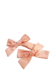 Pipol's Bazaar - Stina Bow 2 Pcs Pink - Juukseklambrid - ONE SIZE
