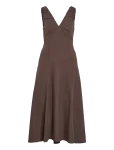 Vila - Viembla S/L V-Neck Maxi Dress Ro - Maksikleidid - 36