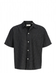 Jack & Jones - Jorriviera Linen Blend Shirt Ss Ln - L&uuml;hikeste varrukatega s&auml;rgid - XXL