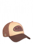 Von Dutch - Oval Patch Brown/Beige Trucker Von Dutch - Nokam&uuml;tsid - ONE SIZE
