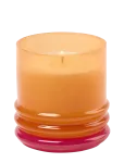 Paddywax - Doftljus Stacked I 2 F&auml;rgat Glas-  Orange / Knallrosa - Infrar&ouml;d Mango - L&otilde;hnak&uuml;&uuml;nlad - 8.9X 8.9X9.5CM