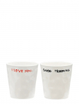 Anna + Nina - Perfect Morning Coffee Cup Set Of 2 - Kohvitassid - ONE SIZE
