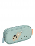 Done By Deer - Pencil Case Tiny Farm Blue - Pinalid - 20X 10X H 4CM