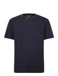 Tom Tailor - Structured Serafino T-Shirt - L&uuml;hikeste varrukatega - M