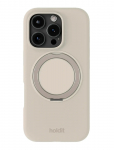 Holdit - Silicone Stand Case Iphone 16 Pro Mocha Brown - Telefoni&uuml;mbrised - IPHONE 16PRO