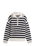 Tommy Hilfiger - Ny Stripe Sweater - Poolpika lukuga džemprid - XXL