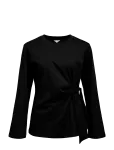 Object - Objgima Kaija L/S Re Tie T-Shirt 146 - Pikkade varrukatega - M