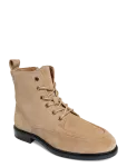 Tommy Hilfiger - Enamel Flag Suede Lace-Up Boot - Madala kontsaga poolsaapad - 38