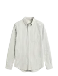 Gant - Reg Brushed Oxford Stripe Shirt - Oxfordi s&auml;rgid - L
