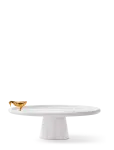 POLSPOTTEN - Plate Walking Duck White/Gold - Serveerimisvaagnad - L30X W30X H8.3CM