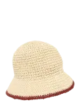 Lexington Clothing - Contrast Stripe Paper Straw Bucket Hat - K&uuml;barad - ONE SIZE