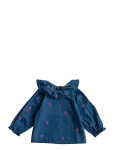 LouieLouie - Elinor Ruffle Blouse - Denim - Pluusid ja tuunikad - 110
