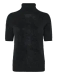Davida Cashmere - Brushed Turtleneck T-Shirt - L&uuml;hikeste varrukatega - M