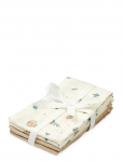 Cam Cam Copenhagen - Wash Cloth, 4 Pack - Gots - Rowan - Musliinlapid - ONE SIZE