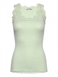 Rosemunde - Rwbabette Silk Sl U-Neck Long Lace Top - Varrukateta - S