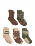 Minymo - Sock W. Pattern (5-Pack) - Sokid - 35\38