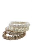 Lenoites - Mulberry Silk Skinny Scrunchies - Juuksekummid - ONE SIZE
