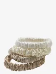 Lenoites - Mulberry Silk Skinny Scrunchies - Juuksekummid - ONE SIZE