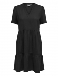 ONLY - Onltiri-Caro S/S V-Neck Lin Dress Cc Pnt - L&uuml;hikesed kleidid - XS