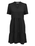 ONLY - Onltiri-Caro S/S V-Neck Lin Dress Cc Pnt - L&uuml;hikesed kleidid - XS