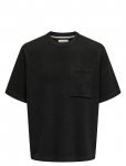 ONLY & SONS - Onsgary Life Ovz 12 Ss Crew Knit - L&uuml;hikeste varrukatega - M