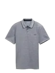 Tom Tailor - Polo With Print - L&uuml;hikeste varrukatega - S