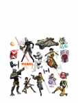 RoomMates - Wallstickers - Star Wars Rebels - Wall Stickers - ONE SIZE
