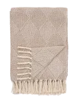 House Nordic - Yva - Plaid, Taupe, 130X180 Cm - Tekid ja pleedid - 130X180CM