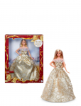 Barbie - Signature 2025 Holiday Fashion Doll, Seasonal Collector, Blonde With Silver & Gold Gown - Nukud - ONE SIZE