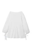 Weekday - Cotton Poplin Tie-Detail Mini Dress - L&uuml;hikesed kleidid - S