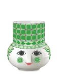 Bj&oslash;rn Wiinblad - Olga Block Candle Holder H12 Green - Sammask&uuml;&uuml;nlad - 12 CM