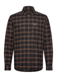 Fred Perry - Brushed Twill Tartan Shirt - Vabaaja s&auml;rgid - XL