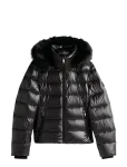 Tommy Hilfiger - Gloss Hw Down Slim Jacket W Fur - Polsterdatud jakid - XS