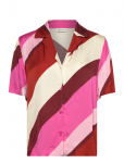 GANT - Striped Camp Collar Ss Shirt - L&uuml;hikeste varrukatega - 44