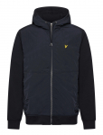 Lyle & Scott - Half Raglan Hybrid Hoodie - Kapuutsiga pusad - XXL