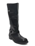Bianco - Biajesse Pull On Biker Boot Faux Leather - P&otilde;lveni saapad - 39