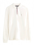 Tommy Hilfiger - Ls Liquid Rwb Zip Reg Polo - Poolpika lukuga džemprid - XL