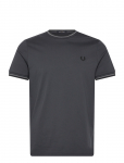 Fred Perry - Twin Tipped T-Shirt - L&uuml;hikeste varrukatega - XXL