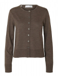 Selected - Slwthea Ls Knit Merino Cardigan Noos - Kardiganid - XL