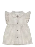 Huttelihut - Dress Ss Woven Check - Varrukateta vabaajakleidid - 56