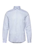 Lindbergh Black - 1927: Cotton/Linen Soft Collar Str - &Auml;ris&auml;rgid - L
