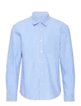 Casual Friday - Cfjaevon Ls Seersucker Shirt - Triibulised s&auml;rgid - M