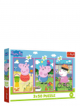 Trefl - Pappussel Trefl 3X50 Bitar Peppa Pig - Klassikalised m&otilde;istatused - ONE SIZE