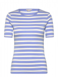 Gant - Striped Ribbed Ss T-Shirt - L&uuml;hikeste varrukatega - XXL