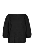 Vila - Videvera Boatneck 3/4 Jacquard Top/R/1 - Pikkade varrukatega - XS