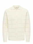 ONLY & SONS - Onsbart Life Rlx 5 Ls Shirt Knit - Kardiganid - XL