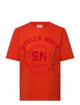 Stella Nova - Stella Nova Printed T-Shirt - L&uuml;hikeste varrukatega - XS