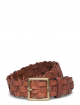 Polo Ralph Lauren - Basketweave Leather Belt - Punutud v&ouml;&ouml;d - XS