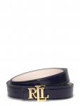 Lauren Ralph Lauren - Crnkl Ptnt/Nt Smth-Rev Lrl 20-Blt-S - Taljev&ouml;&ouml;d - M