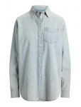Lauren Ralph Lauren - 2X1 Denim-Wvn-Shirt - Teksas&auml;rgid - XL